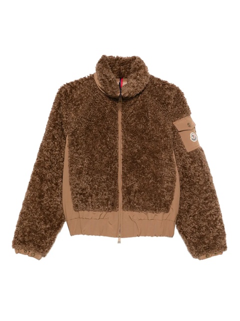Moncler Coligny teddy-fleece jacket - Brown - zdjęcie produktu nr 1