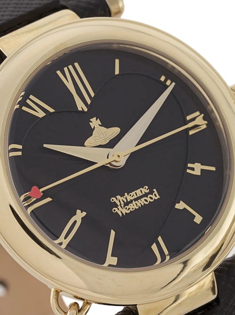 Vivienne Westwood Orb Heart charm watch - Black - zdjęcie produktu nr 2