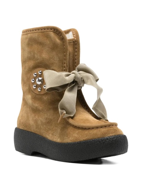 Valentino Garavani suede ankle boots - Neutrals - zdjęcie produktu nr 2