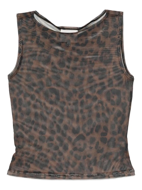 Reformation Dusk top - Brown - zdjęcie produktu nr 1