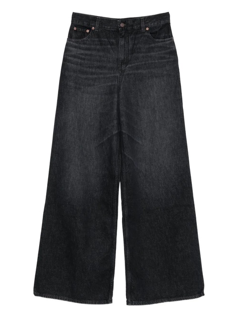Chloé whiskered wide-leg jeans - Black - zdjęcie produktu nr 2