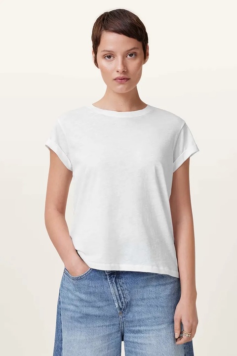 AllSaints t-shirt bawełniany ANNA TEE damski kolor biały W238JB - zdjęcie produktu nr 1