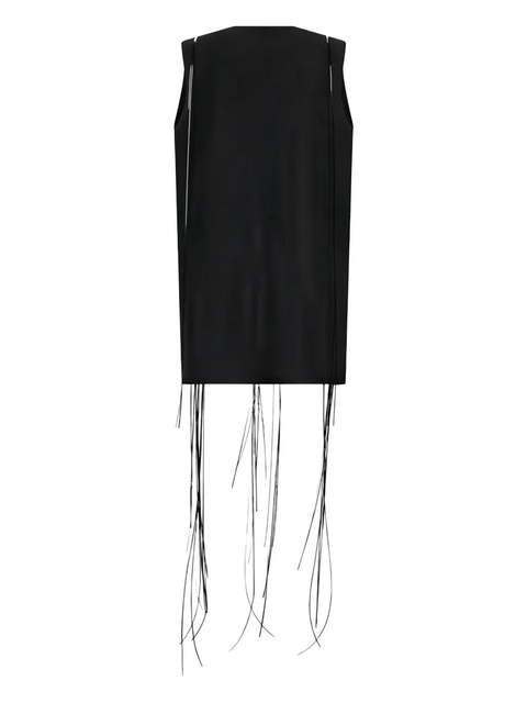 Jil Sander round-neck mini dress - Black - zdjęcie produktu nr 2