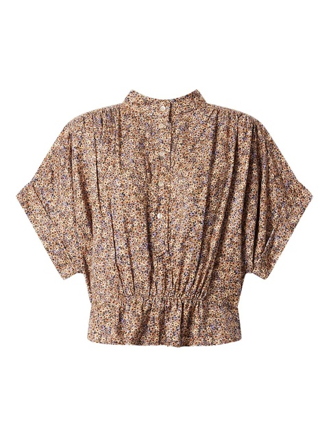 ISABEL MARANT Azalea floral button top - Brown - zdjęcie produktu nr 1