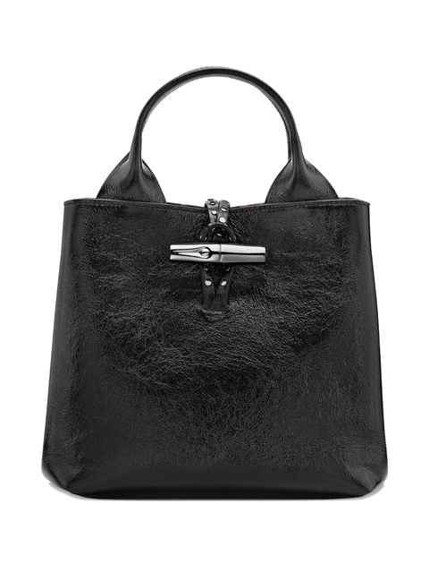 Longchamp small Le Roseau handbag - Black - zdjęcie produktu nr 2