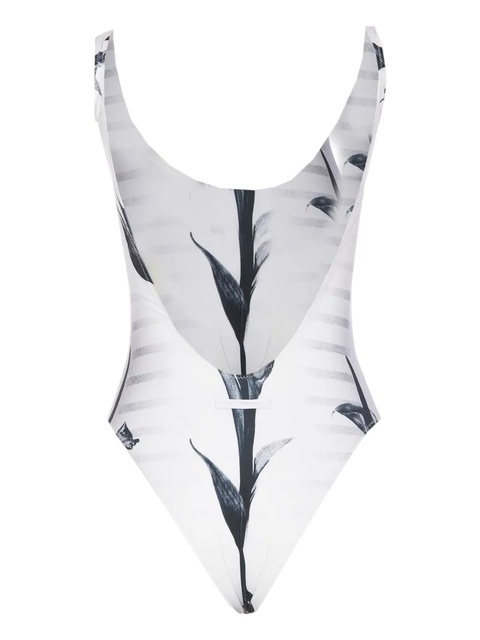 Jean Paul Gaultier graphic-print one-piece - White - zdjęcie produktu nr 1