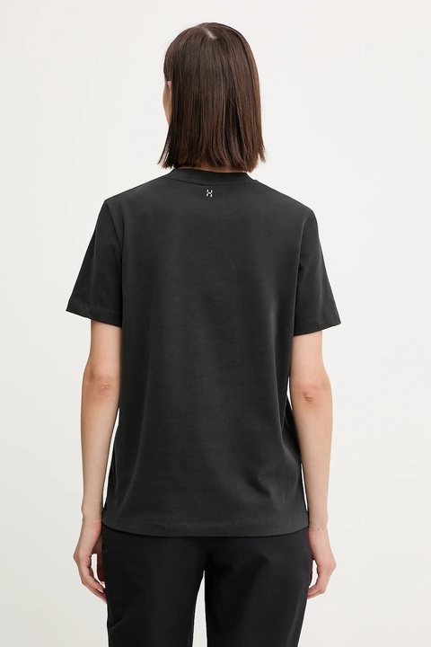 Haglöfs t-shirt damski kolor czarny 607665 - zdjęcie produktu nr 2