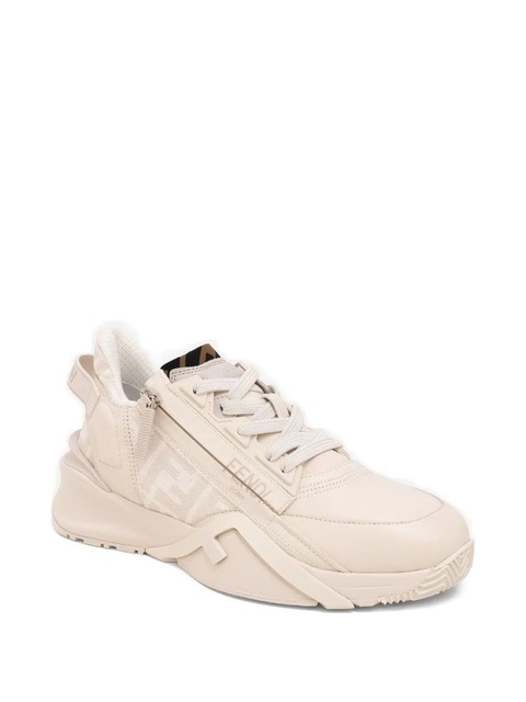 FENDI leather sneakers - Neutrals - zdjęcie produktu nr 1