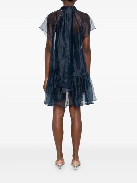 Simkhai Beaux ruffled mini dress - Blue - zdjęcie produktu nr 2