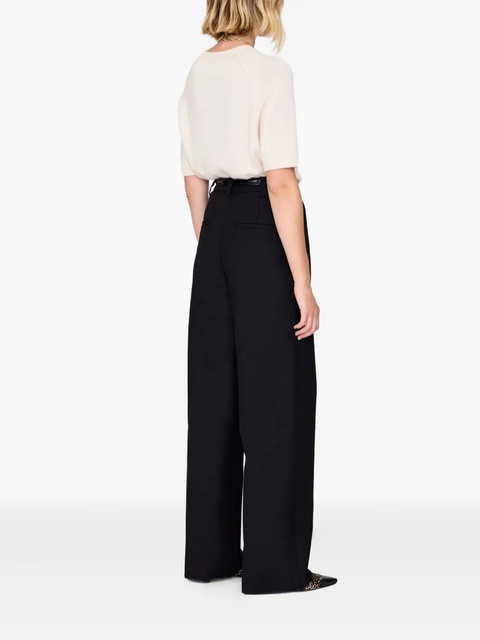 ANINE BING pleated trousers - Black - zdjęcie produktu nr 2
