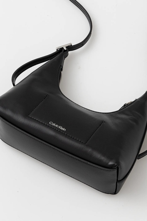 Calvin Klein torebka skórzana kolor czarny LV04F3263G - zdjęcie produktu nr 2