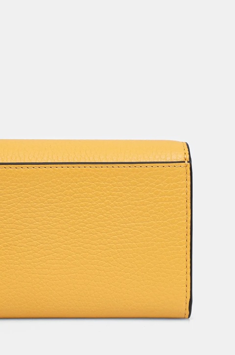 Furla portfel skórzany damski kolor żółty WP00317 HSF000 CRE00 - zdjęcie produktu nr 2