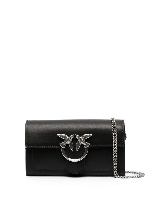 PINKO logo-plaque crossbody bag - Black - zdjęcie produktu nr 1