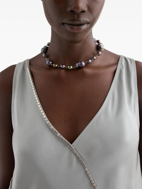 Jil Sander freshwater-pearls necklace - Gold - zdjęcie produktu nr 1