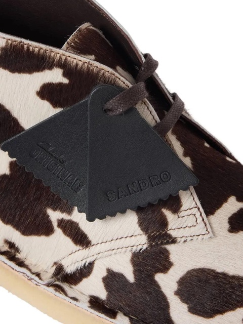 SANDRO x Clarks Originals desert boots cuir - White - zdjęcie produktu nr 1