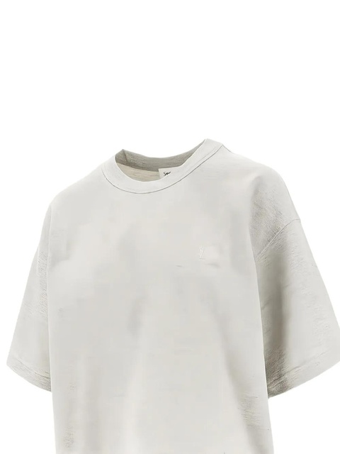 Saint Laurent cassandre T-shirt - Grey - zdjęcie produktu nr 2