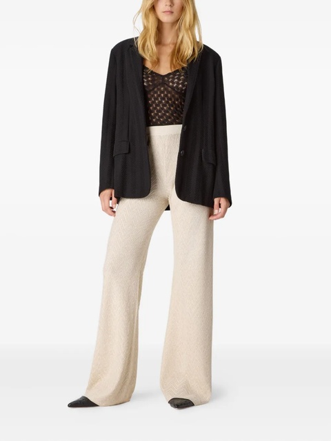 Missoni zigzag pattern flared trousers - Neutrals - zdjęcie produktu nr 2
