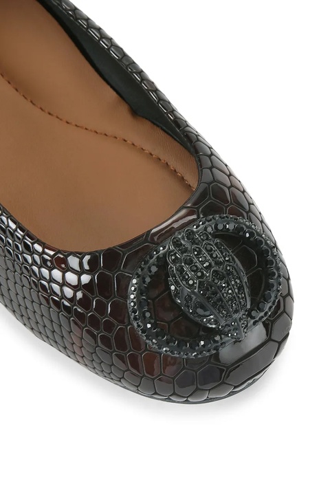 Kurt Geiger London baleriny skórzane Chelsea Ballerina kolor czarny 5000603719 - zdjęcie produktu nr 1