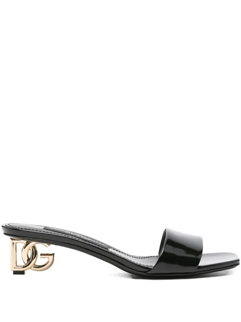 Dolce & Gabbana 50mm logo-detail sandals - Black - zdjęcie produktu nr 1