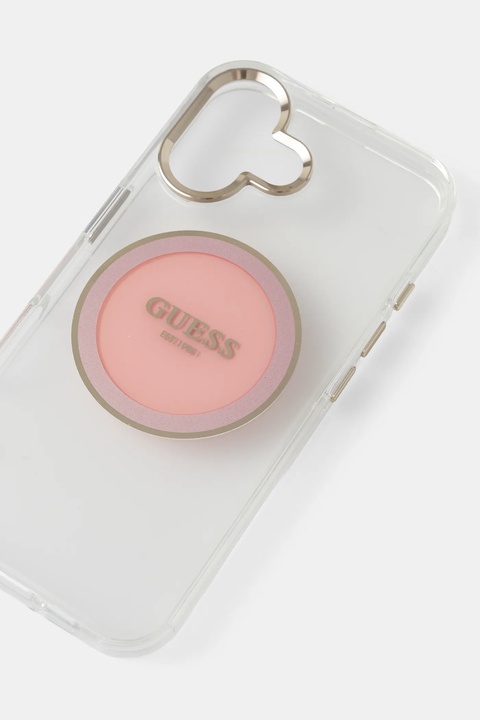 Guess etui na telefon iPhone 16 kolor różowy GUHMP16SHTDRCEDP - zdjęcie produktu nr 2