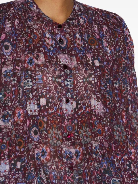 MARANT ÉTOILE Noeline blouse - Purple - zdjęcie produktu nr 2