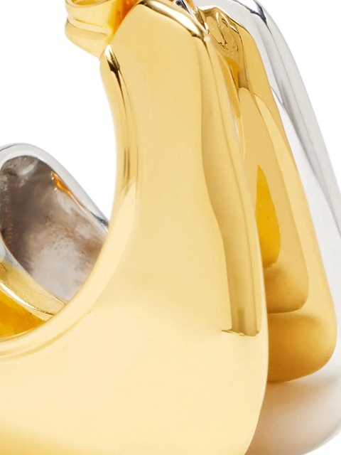Missoma medium Hera Dome Double Ridge hoops - Gold - zdjęcie produktu nr 2