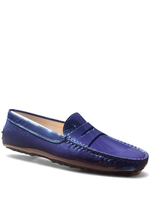 Tod's Gommino patent-finish loafers - Purple - zdjęcie produktu nr 1