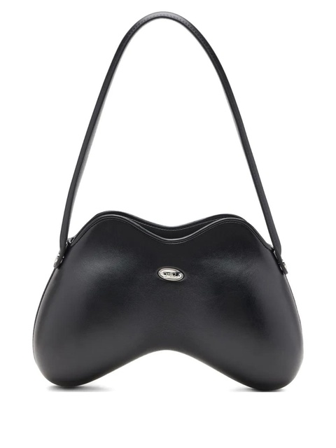Diesel Double-D curved shoulder bag - Black - zdjęcie produktu nr 1