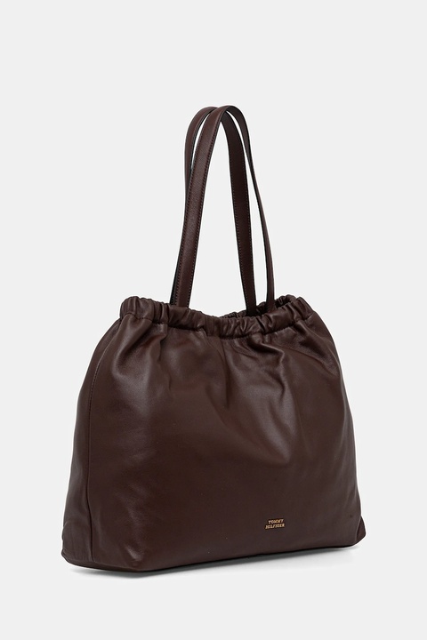 Tommy Hilfiger torebka kolor brązowy AW0AW18308 - zdjęcie produktu nr 2
