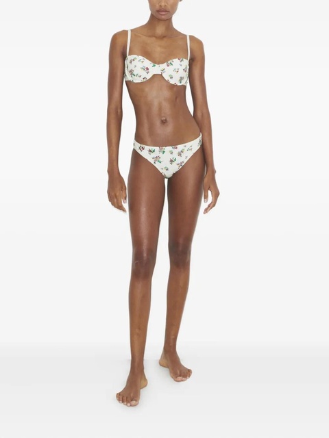 Tory Burch printed underwire bikini top - White - zdjęcie produktu nr 1