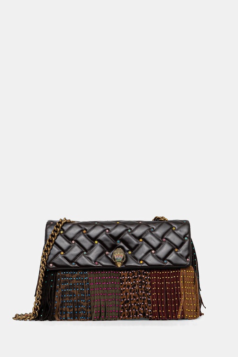 Kurt Geiger London torebka skórzana KENSINGTON kolor brązowy 5025339219 - zdjęcie produktu nr 1