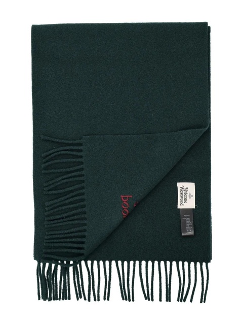 Vivienne Westwood logo scarf - Green - zdjęcie produktu nr 1