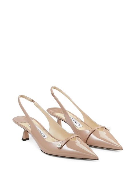 Jimmy Choo 45mm Amita slingback pumps - Pink - zdjęcie produktu nr 2
