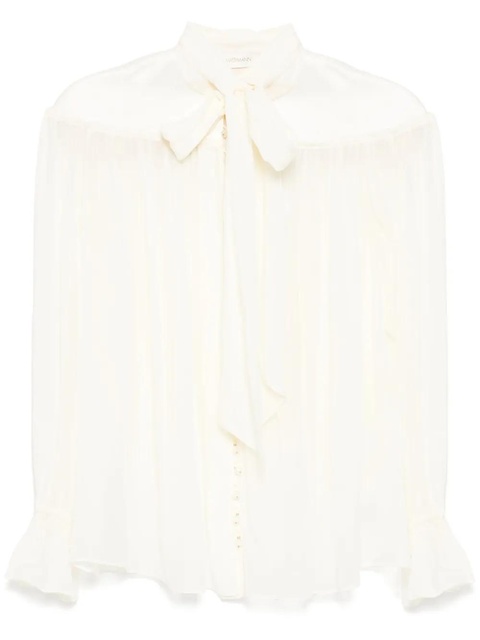 ZIMMERMANN shimmering buttons blouse - Neutrals - zdjęcie produktu nr 1