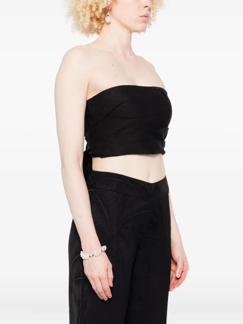 Johanna Ortiz Cassia crop top - Black - zdjęcie produktu nr 2