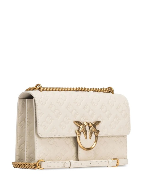PINKO Love One Classic cross body bag - White - zdjęcie produktu nr 1