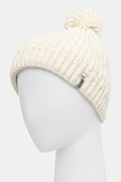 Colmar czapka z dodatkiem wełny kolor beżowy 4882.9YZ - zdjęcie produktu nr 2