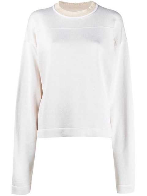 Jil Sander two-tone jumper - Neutrals - zdjęcie produktu nr 1