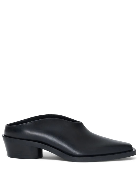 Proenza Schouler Bronco leather mules - Black - zdjęcie produktu nr 1