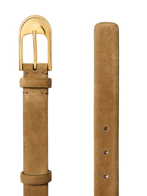 KHAITE leather belt - Neutrals - zdjęcie produktu nr 1