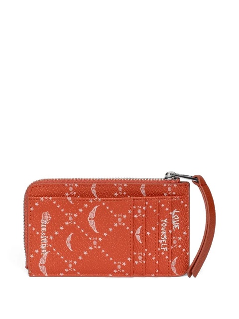 Zadig&Voltaire monogram-print cardholder - Orange - zdjęcie produktu nr 2