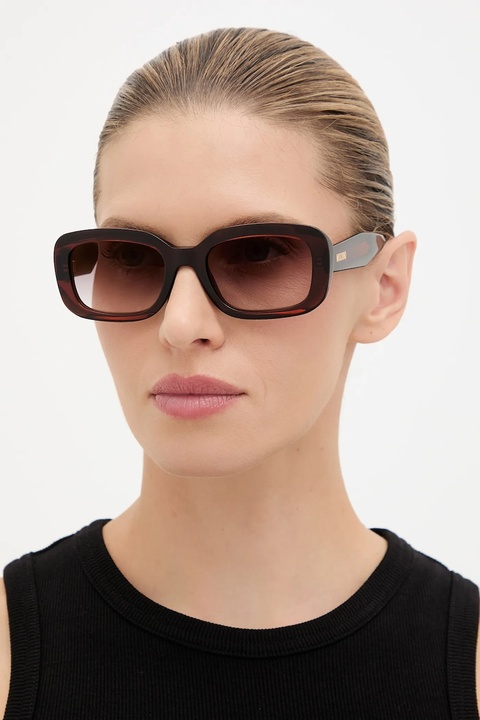 Moschino okulary przeciwsłoneczne damskie kolor brązowy MOS199/S - zdjęcie produktu nr 1