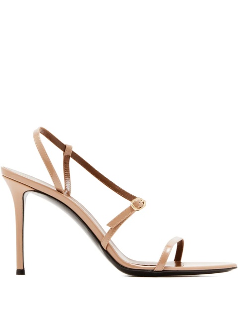 Giuseppe Zanotti 90mm Audrinette leather sandals - Neutrals - zdjęcie produktu nr 1