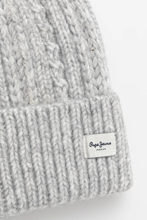 Pepe Jeans czapka kolor szary PL0400007 - zdjęcie produktu nr 1