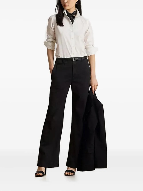 Lauren Ralph Lauren cotton chino flared trousers - Black - zdjęcie produktu nr 2