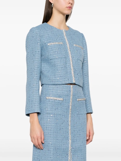 Maje tweed jacket - Blue - zdjęcie produktu nr 2