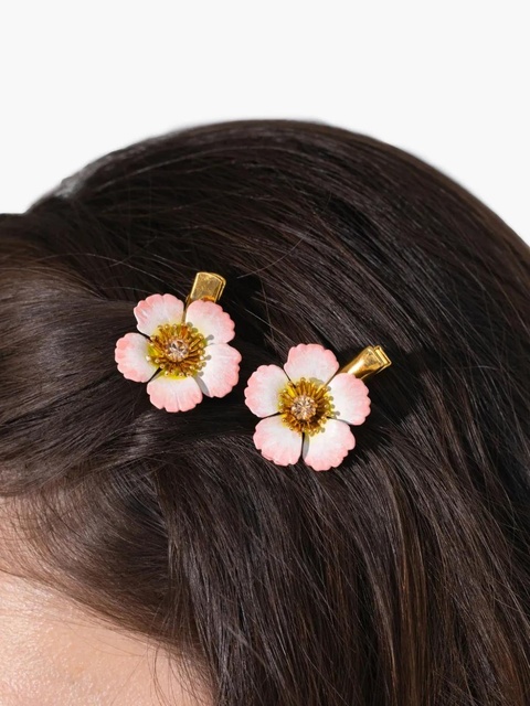 Jennifer Behr Debbie hair clips (set of two) - Pink - zdjęcie produktu nr 2