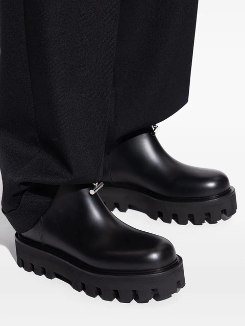 Alexander McQueen zip-fastening platform ankle boots - Black - zdjęcie produktu nr 2