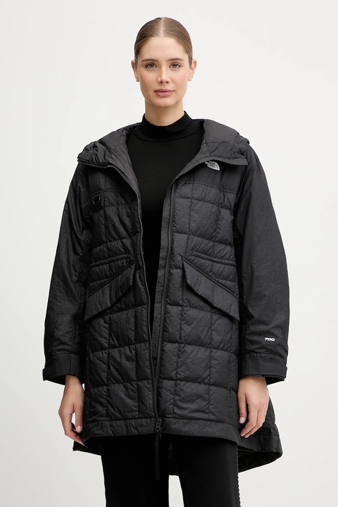 The North Face parka puchowa Dynamic kolor czarny zimowa NF0A8E7AJK31 - zdjęcie produktu nr 2