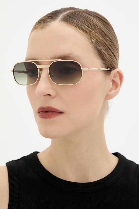 Moschino okulary przeciwsłoneczne damskie kolor złoty MOS198/S - zdjęcie produktu nr 1